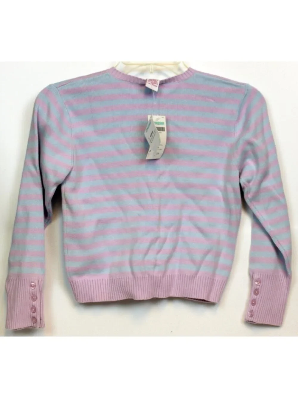2004 Gymboree European Holiday T-Shirt sz 8 Cardigan Sweater Stripe Eiffel Tower
